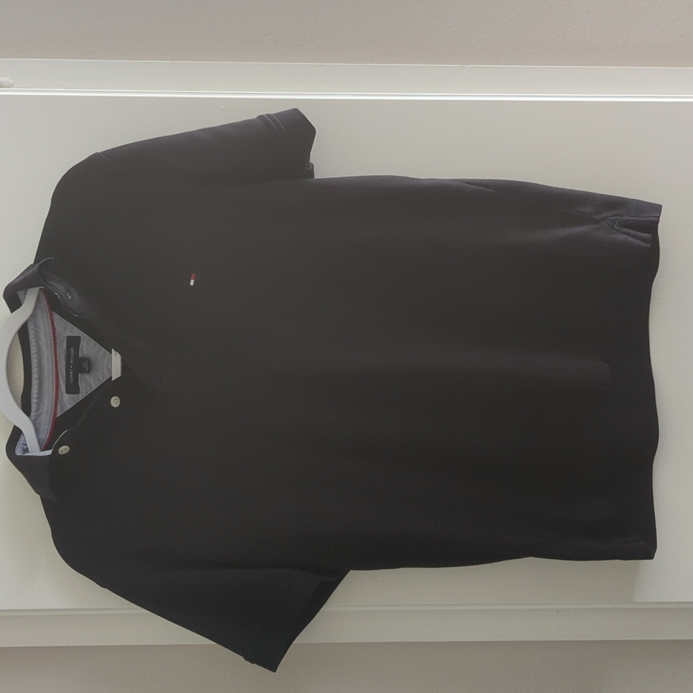 Tommy Hilfiger Small Black Polo Shirt